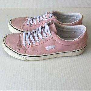 Vans blush pink shoes